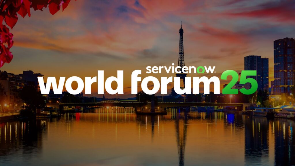 Service Now World Forum PAris
