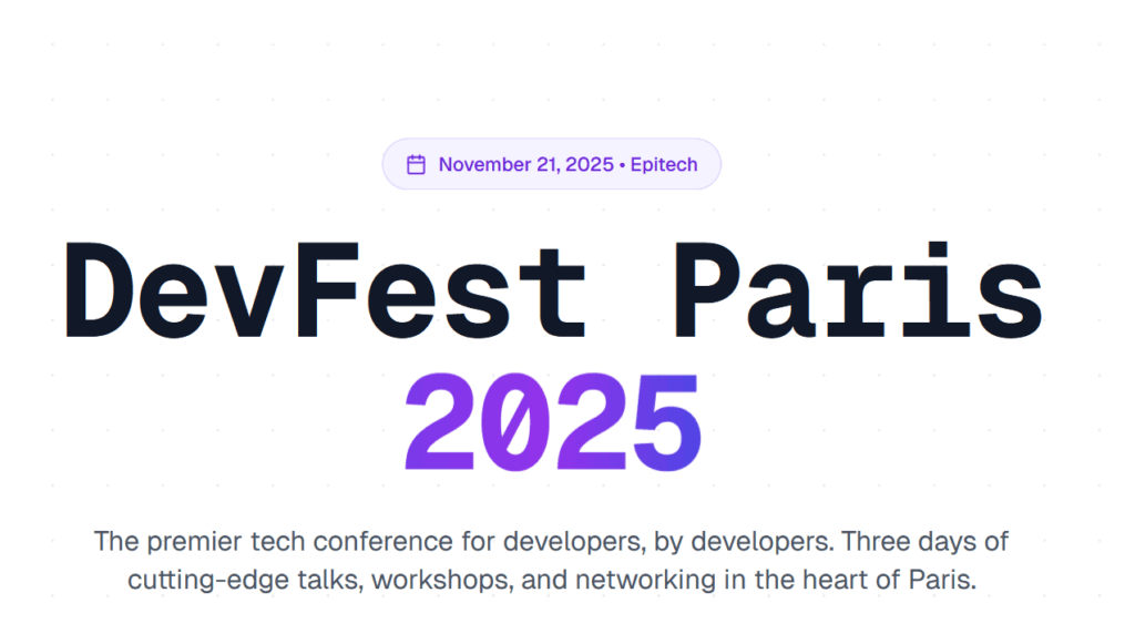 DevFest Paris 2025