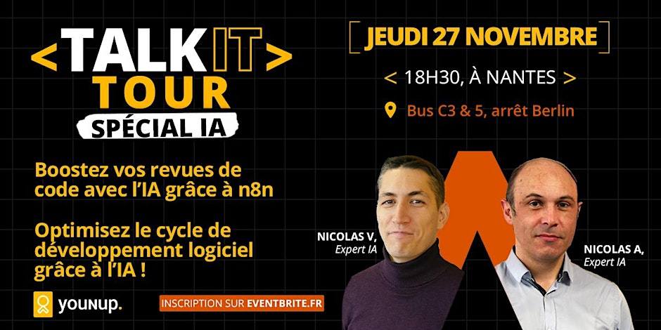 TALK IT Tour Nantes – Spécial IA