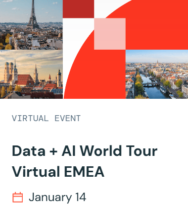 Data + AI World Tour Virtual EMEA