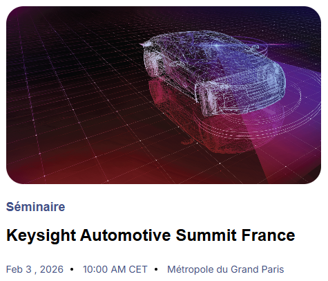 Keysight Automotive Summit France