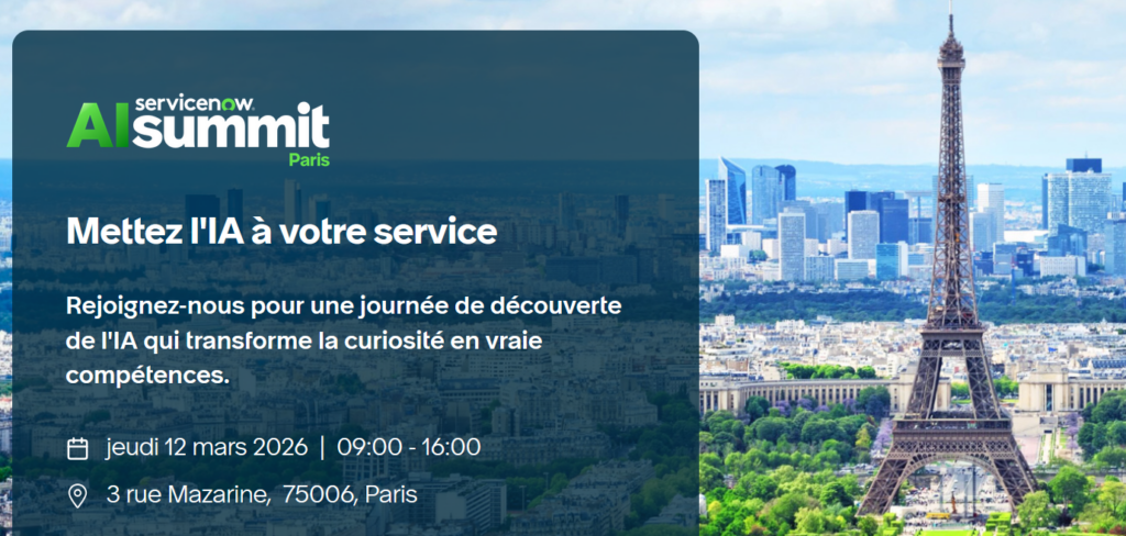 ServiceNow AI Summit 2026 Paris