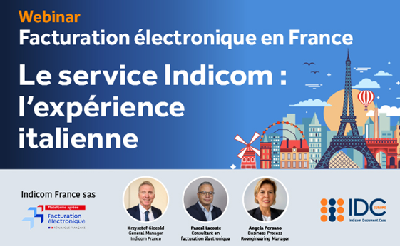 Facturation électronique en France – Le service Indicom : l’expérience italienne