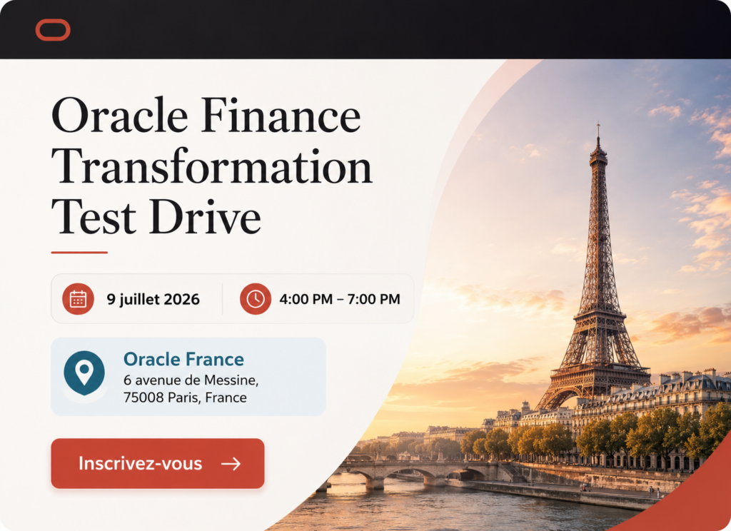 Oracle Finance Transformation Test Drive