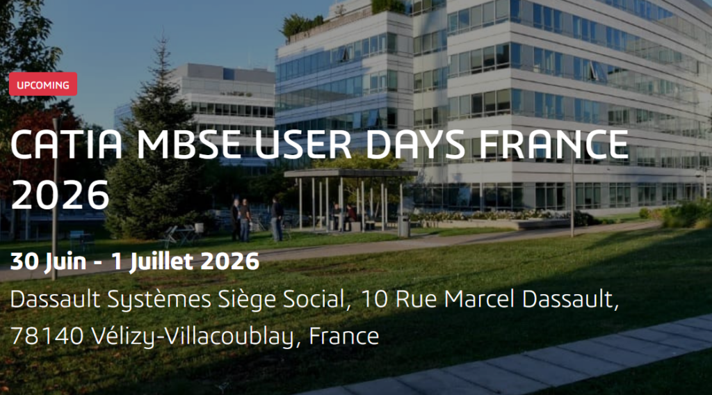 CATIA MBSE User Days France 2026