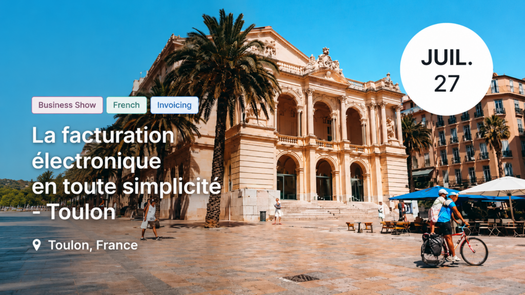 La facturation électronique en toute simplicité – Toulon